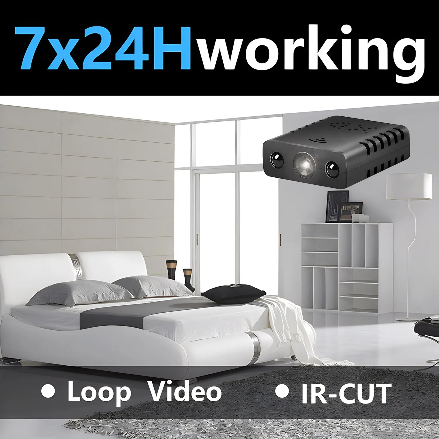 1080P XD Mini Camera WiFi Wireless Monitoring Security Protection Remote Monitor Camcorders Video Surveillance Smart Home - AMULET RING STORE