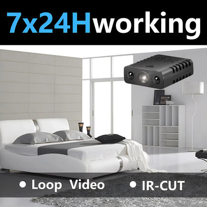 1080P XD Mini Camera WiFi Wireless Monitoring Security Protection Remote Monitor Camcorders Video Surveillance Smart Home - AMULET RING STORE