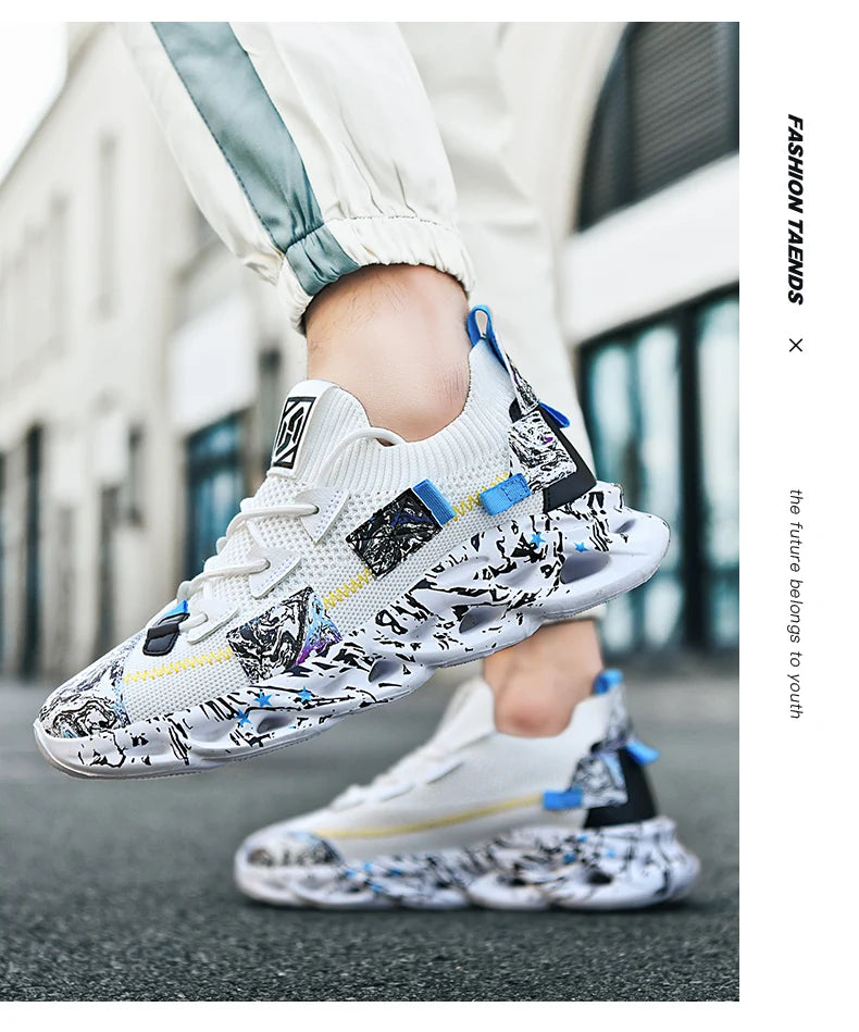 Shoes men Sneakers Male casual Mens Shoes tenis Luxury shoes Trainer Race Breathable Shoes fashion loafers running Shoes for men - AMULET RING STORE