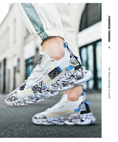 Shoes men Sneakers Male casual Mens Shoes tenis Luxury shoes Trainer Race Breathable Shoes fashion loafers running Shoes for men - AMULET RING STORE