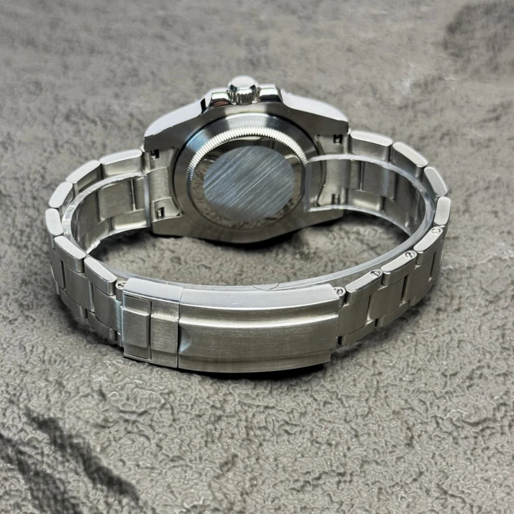 40mm 200m Waterproof NH34 NH35 NH36 Watch Case Accessories for Oyster Band SUB Watch Maker 120clicks BGW9 blue lume Bezel - AMULET RING STORE