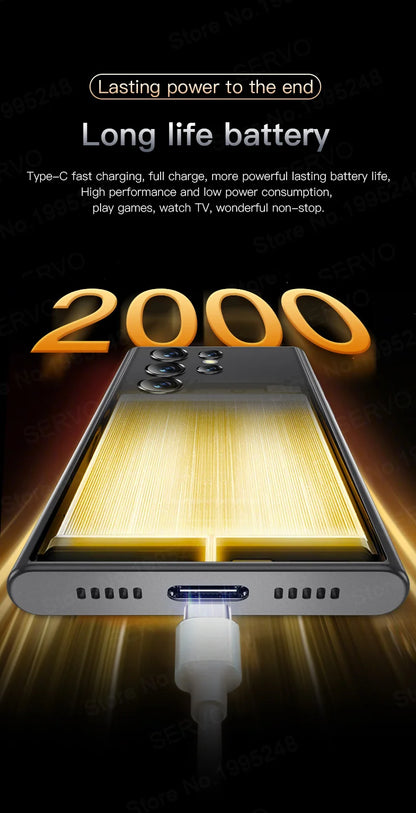 2024 New SERVO S24 Mini 4G Global Smartphone Android System Google Store 2000mAh Facial Unlock Small Smartphones Latest Upgrade - AMULET RING STORE