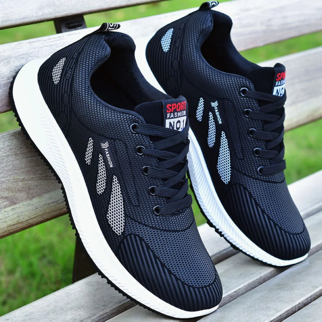 2025 new spring trend sports men's shoes Lace-up thick sole casual fashion shoes Large size Wear skid resistance - AMULET RING STORE