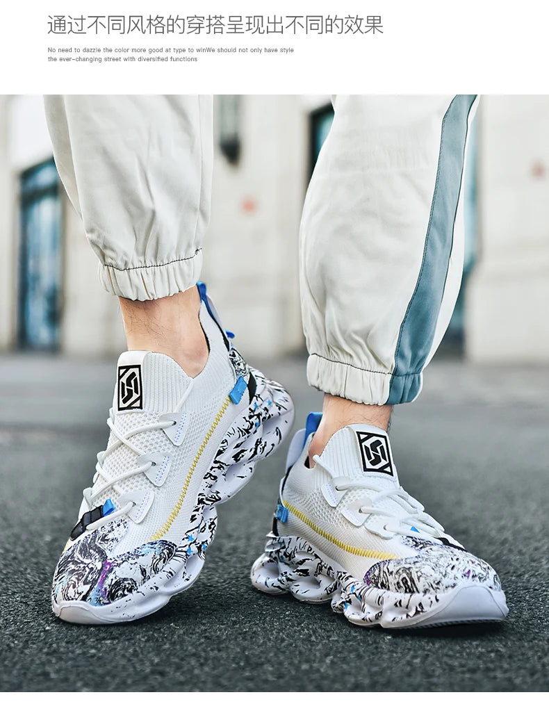 Shoes men Sneakers Male casual Mens Shoes tenis Luxury shoes Trainer Race Breathable Shoes fashion loafers running Shoes for men - AMULET RING STORE