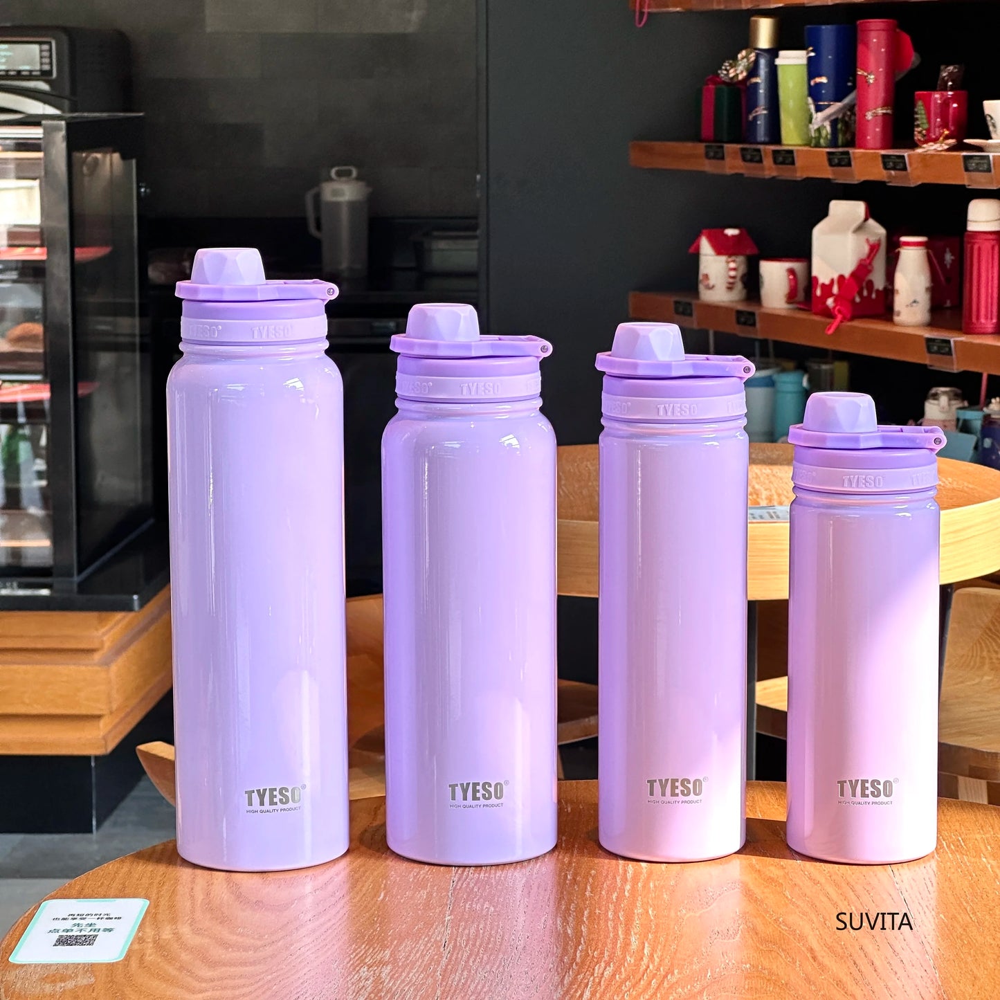 Tyeso Stainless Steel Thermos Water Bottle Portable Sport Vacuum Flask Keeps Cold and Heat Thermal Mug Insulated Car Tumbler Cup - AMULET RING STORE
