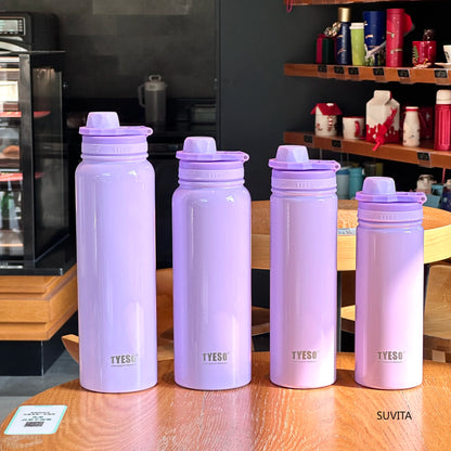 Tyeso Stainless Steel Thermos Water Bottle Portable Sport Vacuum Flask Keeps Cold and Heat Thermal Mug Insulated Car Tumbler Cup - AMULET RING STORE
