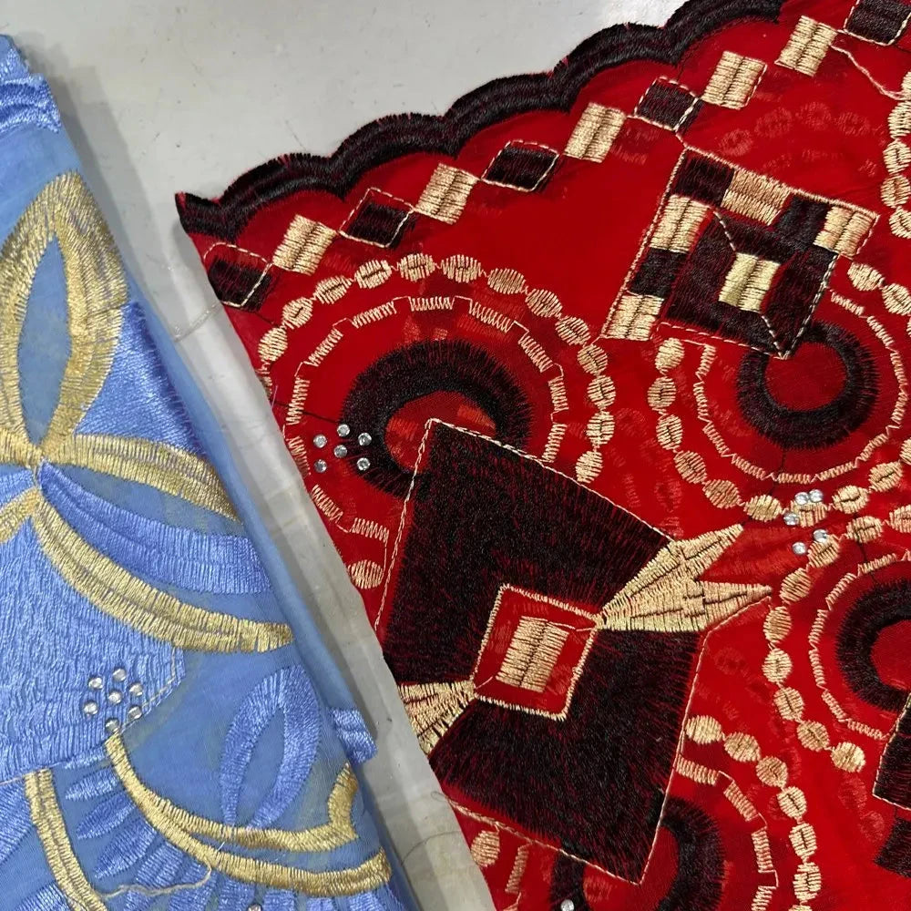 Sale 2025 New Dubai Islam Embroidered Shawl Soft Wool Jersey Hijab for Muslim Women Long Style New African Net for Spring Summer - AMULET RING STORE