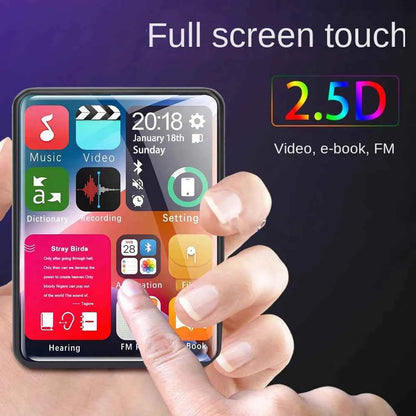2.4-inch touchscreen MP3 player Built-in 4GB Bluetooth MP4 player Memory expansion, audio recording, FM radio, video playback.