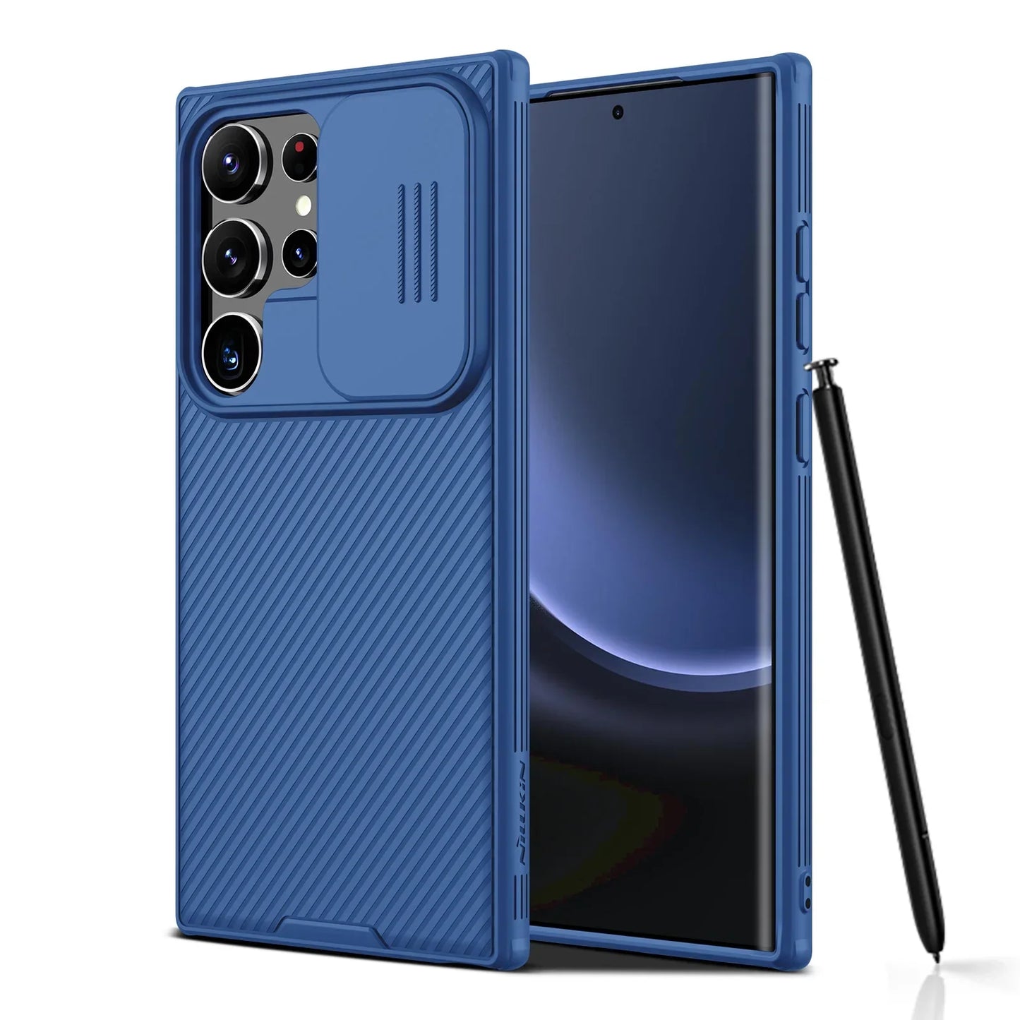 Nillkin Case For Samsung Galaxy S25 S24 S23 S22 Ultra Plus FE A55 A35 Slide Pro Camera Slim Rugged Phone Thin Shockproof Cover - AMULET RING STORE