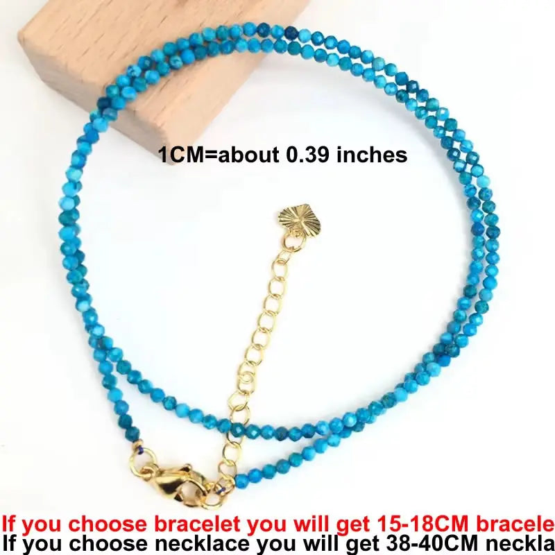 Fashion 2-3mm Faceted stone beads Necklace bracelet Pink Quartz Crystal zircon amethyst Choker Men Female Jewelry Party Gift - AMULET RING STORE