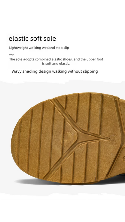 Men's Korean breathable casual sports shoes four season new soft soled Rotating shoelaces outdoor running shoes student sneakers - AMULET RING STORE