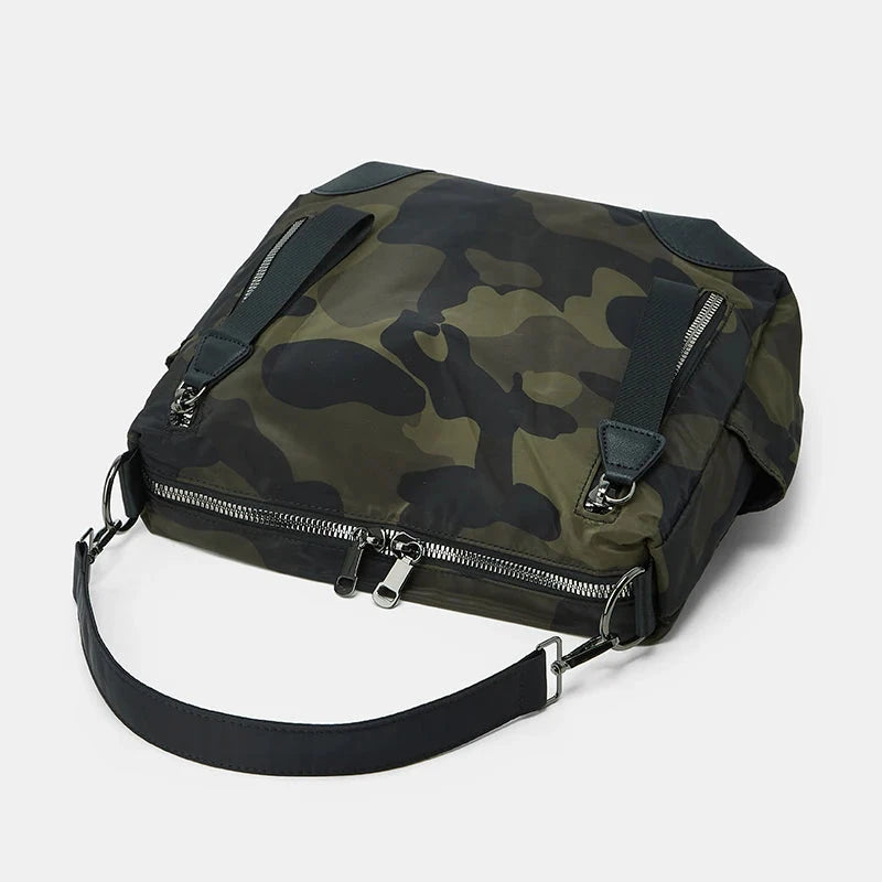 Single-Shoulder Tote Bag; Women's Daily Travel Single-Shoulder Bag; Leisure Camouflage Bag Nylon Crossbody Bag