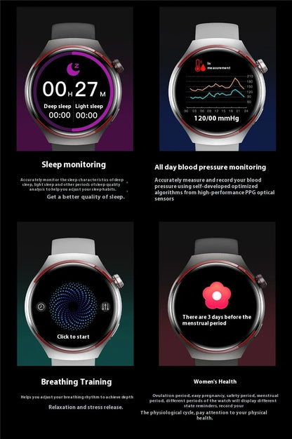 Watch 4Pro NFC GPS Smart Watch 360*360 HD Screen Heart rate Games Blood oxygen SmartWatch IP68 waterproof Sport Watches 2025 New