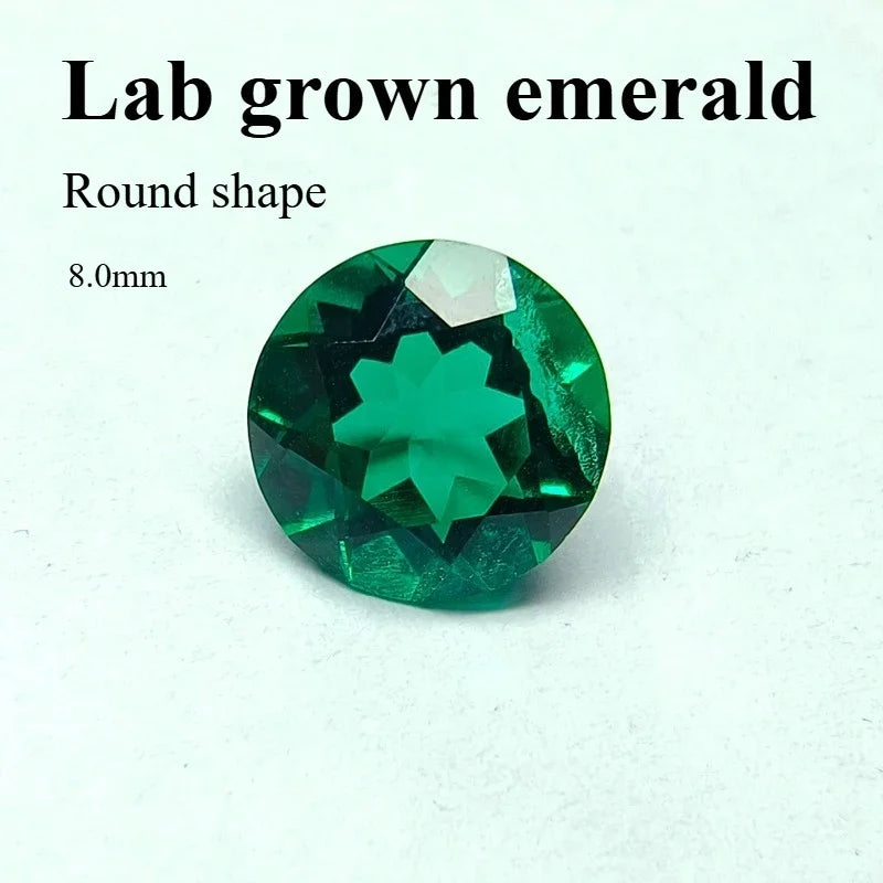 emerald Cut Lab Grown Columbia Emerald Natural color for DIY Jewelry Making Materials with Certificate Factory Wholesale price