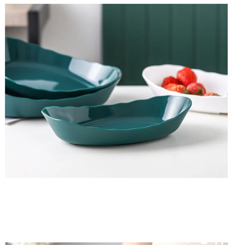 2/3 Layer Table Plates Dinnerware Kitchen Fruit Bowl with Floors Partitioned Dish Snack Candy Cake Stand Fruit Plate Salad Bowl - AMULET RING STORE