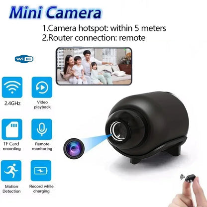 New X5 Mini Camera 1080P Clear Night Vision Lightweight Portable Premium Cams Motion Detection Wireless Surveillance Camera - AMULET RING STORE