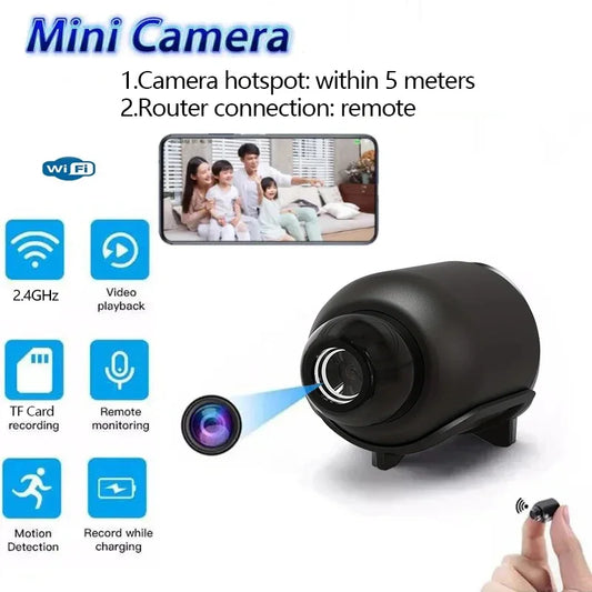 New X5 Mini Camera 1080P Clear Night Vision Lightweight Portable Premium Cams Motion Detection Wireless Surveillance Camera - AMULET RING STORE