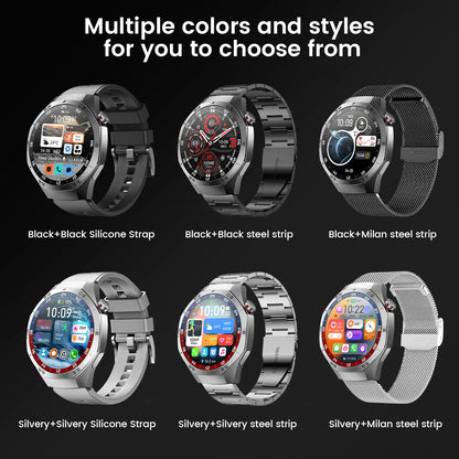 2025New GUHUAVMI GT5 Pro Smart Watch Men HD AMOLED Screen GPS Motion trajectory HeartRate Bluetooth Call 1.52" SmartWatch IP68