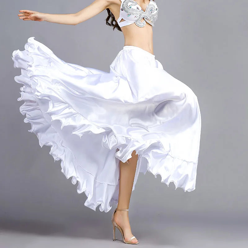 Sexy Belly Dance Skirt Bot f Skirt New Sle Spring Summer Large Swing Beginner Eastern Dance Practice Long Skirt