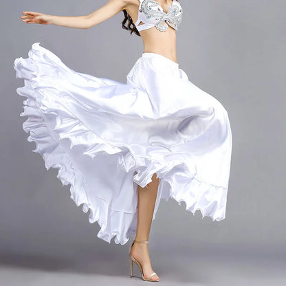 Sexy Belly Dance Skirt Bot f Skirt New Sle Spring Summer Large Swing Beginner Eastern Dance Practice Long Skirt