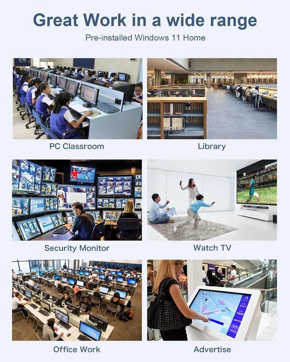 MLLSE M2 Air Mini PC Intel Celeron N4000 CPU Window11 6GB RAM 128GB ROM Dual-Band WiFi VGA Portable Mini Computer BT4.2