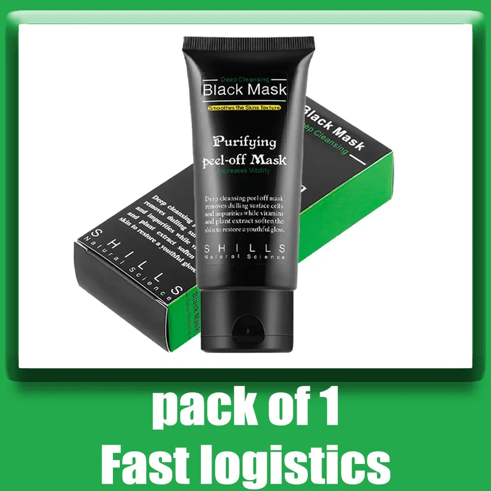 Bamboo Charcoal New Suction Face Deep Cleansing Black Mud Mask Blackhead Remover Peel-Off Mask Easy To Pull - AMULET RING STORE