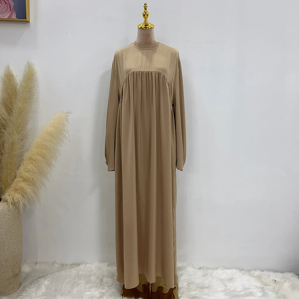 Plain Muslim Abaya Long Dress - Islamic Clothing - AMULET RING STORE