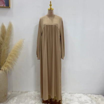 Plain Muslim Abaya Long Dress - Islamic Clothing - AMULET RING STORE