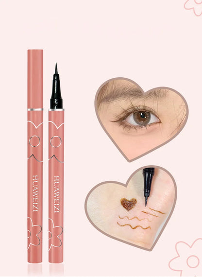 4 Colors Black Matte Liquid Eyeliner Waterproof Lasting Colorful Red Brown Quickily Drying Eyeliner Pencil Eyes Makeup Cosmetics - AMULET RING STORE