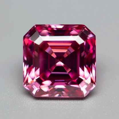 Pink Moissanite Stones with GRA Certificate Round/Pear/Oval/Emerald/Heart/Cushion/Princess/Asscher/Radiant Cut