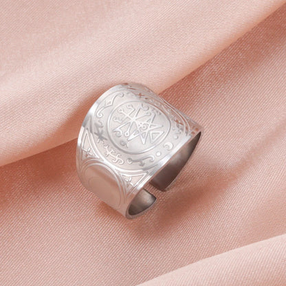 Dawapara Seal of The 7 Archangels Protection Ring Amulet AMULET RING STORE