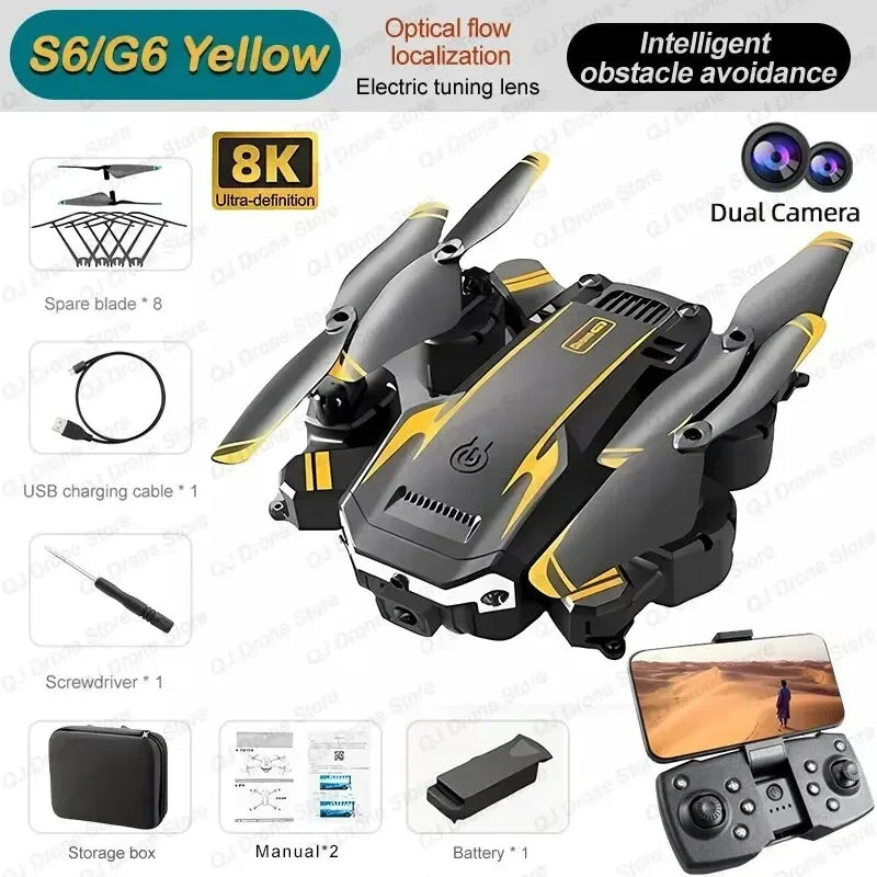 QJ S6/G6 GPS Drone with 4K HD Camera & Obstacle Avoidance