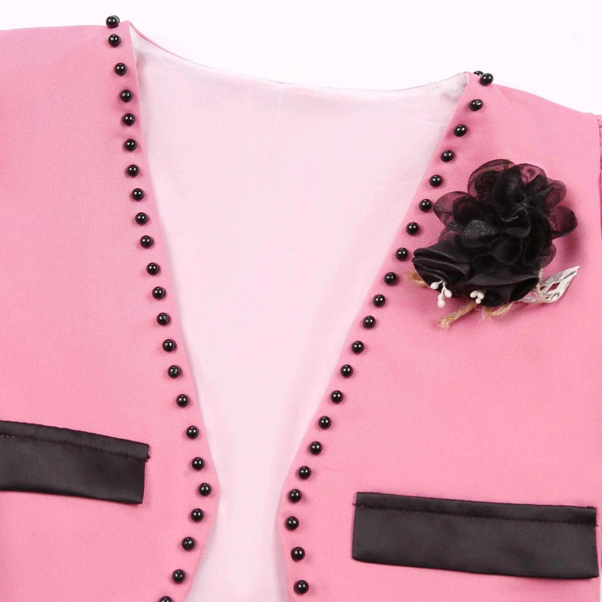 Girls' lace embroidered dress for princesses, net-sheer suit dress, little girl's runway evening gown, corsage and shawl set