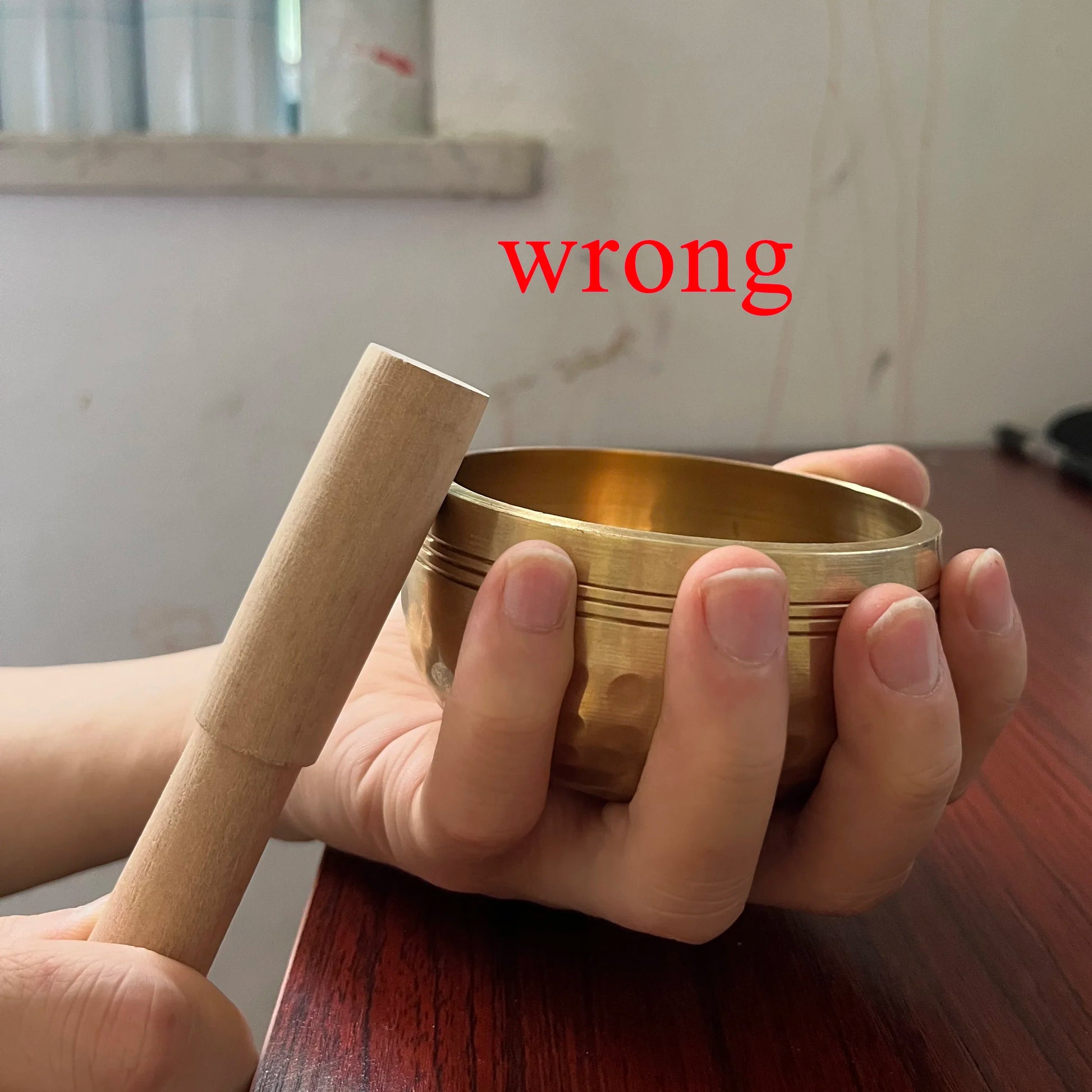 Tibetan Handmade Brass Singing Bowl, Yoga Meditation Bowl for Sound Healing Stress Relief, Buddha Mindfulness Bowl Instrument - AMULET RING STORE