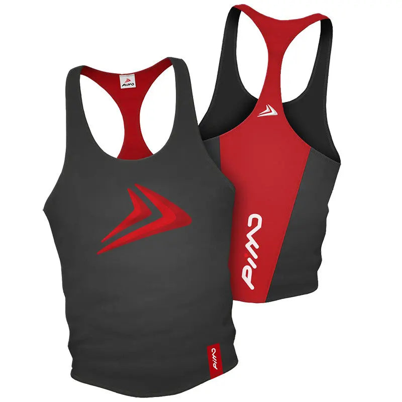 Gym Fitness Vest Animla Singlet Canotte Bodybuilding Stringer Tank Men Women Running T Shirt Muscle Guys Sleeveless Undershirt