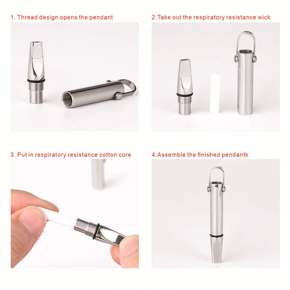 1/10 Flavors Aromatherapy Diffuser Necklace Pendant Quitting Smoking Breathing Necklace Neutral & Essential Oil Diffuser Lockets - AMULET RING STORE