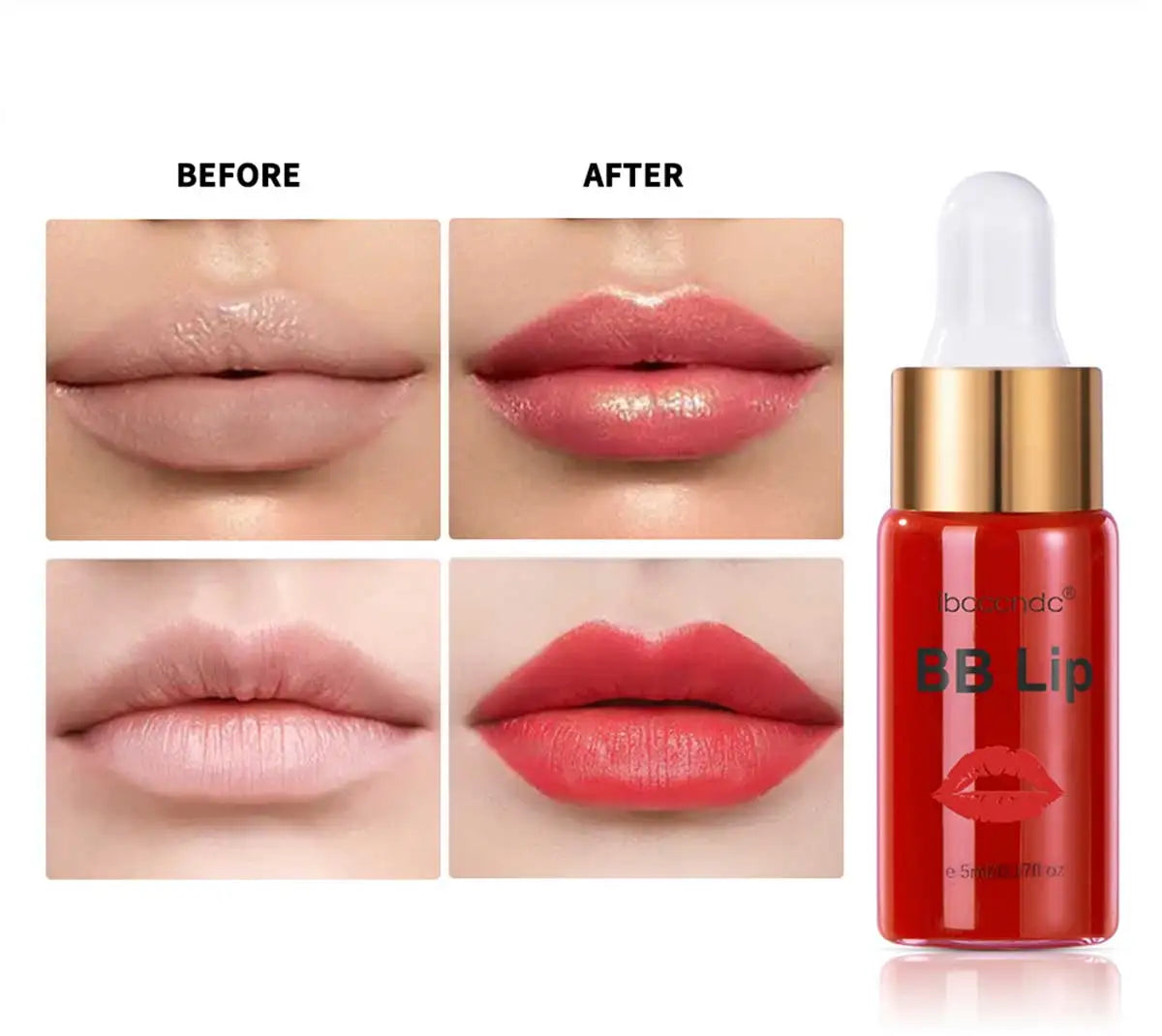 BB Lips Ampoule Serum Starter Set Semi-Permanent BB Lip Gloss Tinted Pigment Lasting Moisturizing For Lip Care Korea Glow - AMULET RING STORE