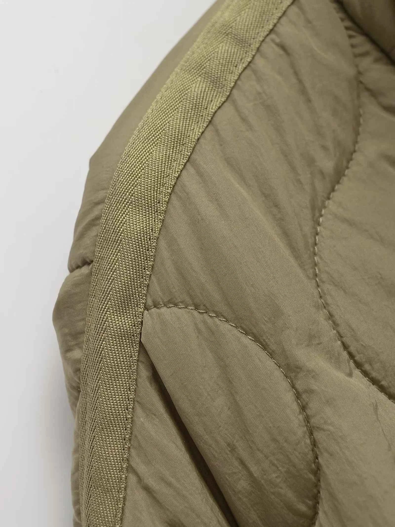 Padded Coat American Retro High Neck Parkas Warm Woman Winter Coats Winter Parkas For Women Elegant Luxury Women's Coat