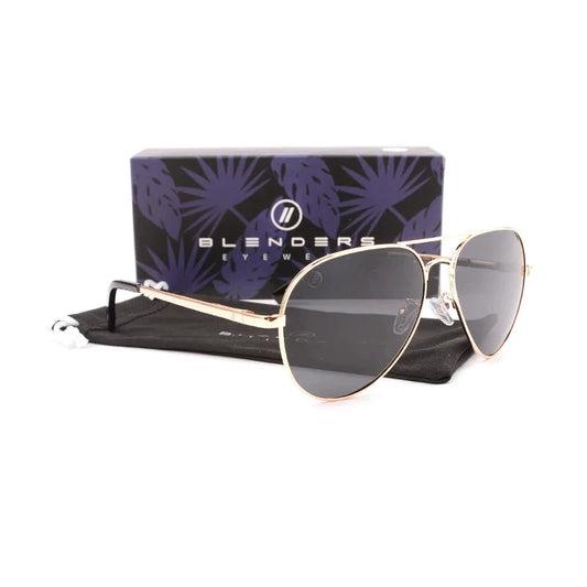 Blenders True Color Male and Female Pilot style Polarized Sunglasses Large Trendy Fashion Sunglasses