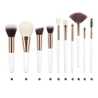 40makeup brush suit portable models full set makeup tools powder brush powder foundation brush eye shadow brush - AMULET RING STORE