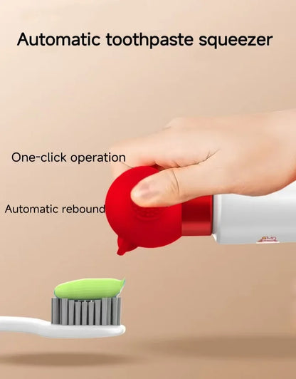 Vacuum Toothpaste Tube Squeezer Efficient and Hassle-Free Silicone Toothpaste Pump Dispenser Toothpaste Cap Bathroom Supplies - AMULET RING STORE