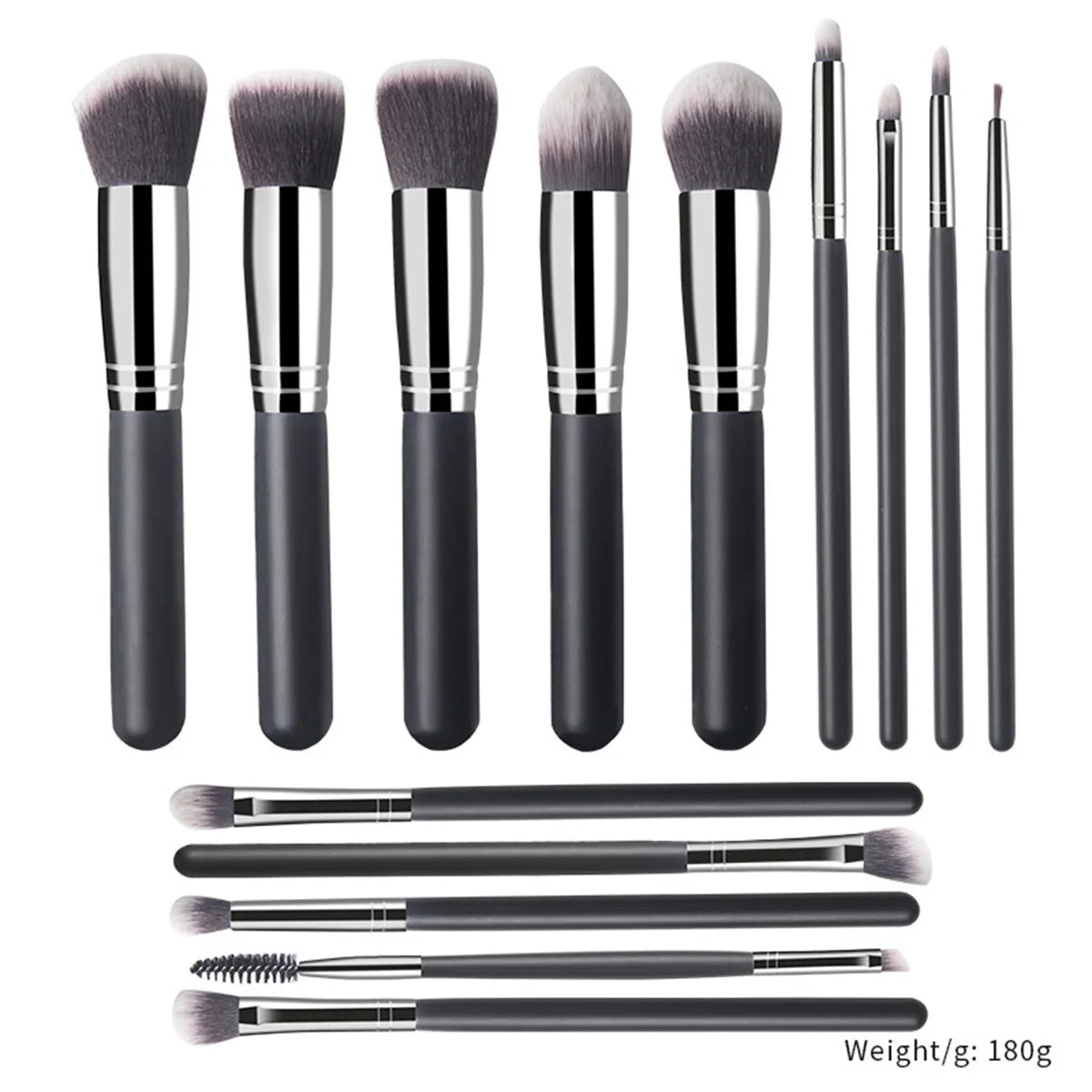 14Pcs Makeup Brush Set for Beginners Soft Bristle Powder Brush Blush Eye Shadow Beauty Tools, Buy 14pcs Brush Get 1 Free Sponge - AMULET RING STORE