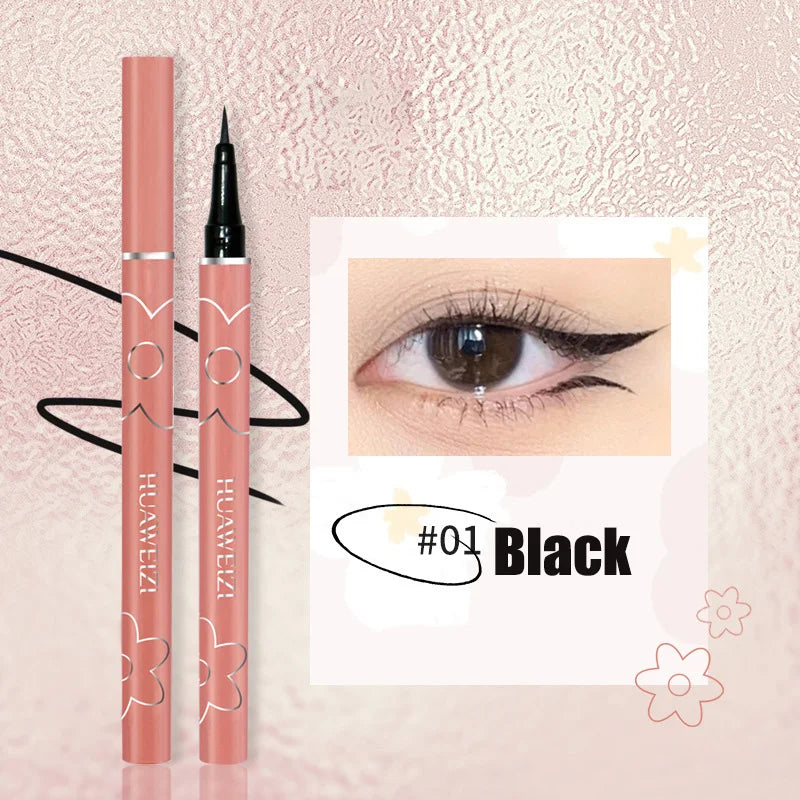 4 Colors Black Matte Liquid Eyeliner Waterproof Lasting Colorful Red Brown Quickily Drying Eyeliner Pencil Eyes Makeup Cosmetics - AMULET RING STORE