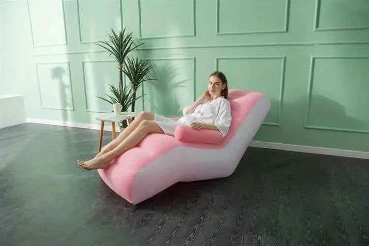 Outdoor Foldable Inflatable Sofa Lounge Couch Sleeping Bed Outdoor Chairs