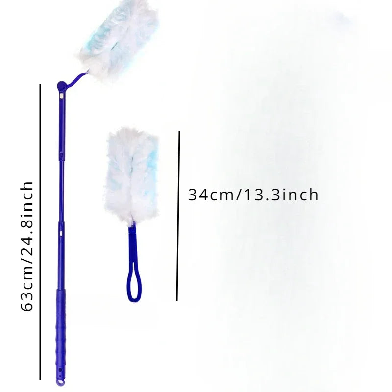Bulk Duster Brush Disposable Duster with Replace Head Refills For Cleaning Home Office Blinds Car Surface Duster Cleaning Tool - AMULET RING STORE
