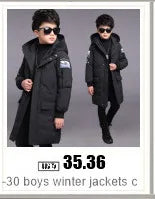 -30 Winter Baby Clothes Thicken Warm Jumpsuits Snowsuits Girl Boy Hooded Jacket Waterproof Rompers Ski Suits Kids Coat Outerwear - AMULET RING STORE