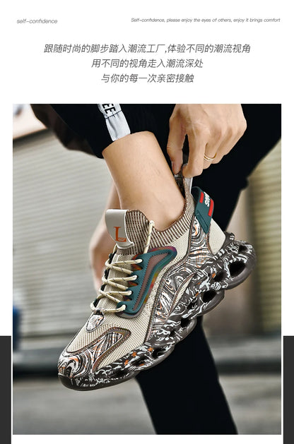 Shoes men Sneakers Male casual Mens Shoes tenis Luxury shoes Trainer Race Breathable Shoes fashion loafers running Shoes for men - AMULET RING STORE