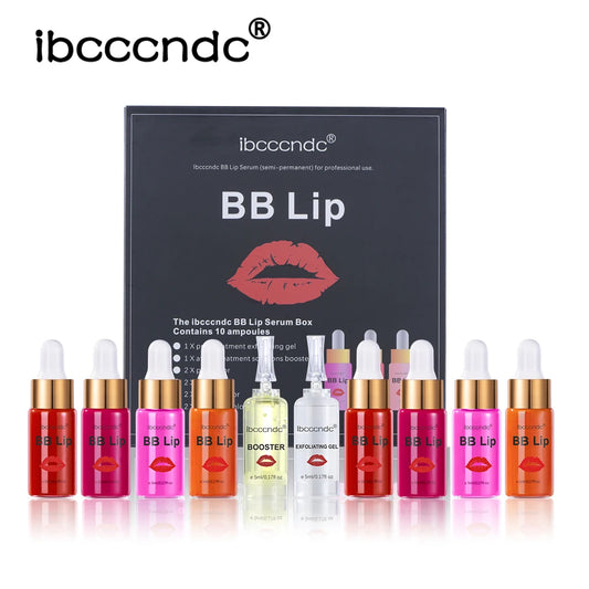 BB Lips Ampoule Serum Starter Set Semi-Permanent BB Lip Gloss Tinted Pigment Lasting Moisturizing For Lip Care Korea Glow - AMULET RING STORE