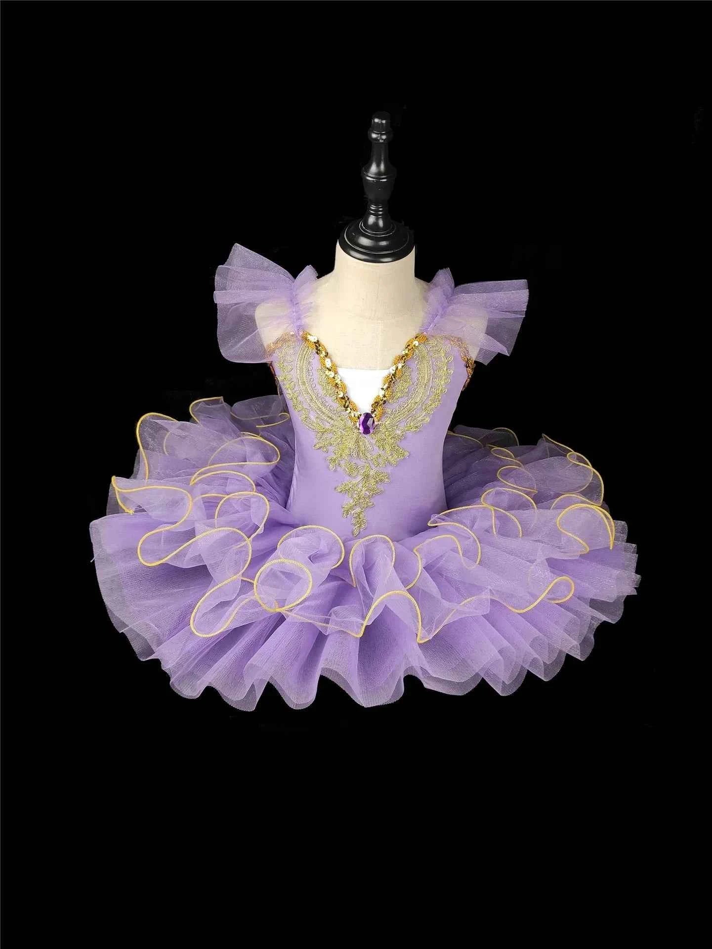 Fashion Children's Day Ballet Dance Dress Girl Tutu Mesh Princess Performance Kids Clothes Stage Summer Dresses Girls Vestidos