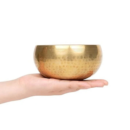 Nepal Singing Bowl Handmade Copper Bowl Sound Healing Yoga Meditation Professional Original Tibetan Bowls Buddha Instrument - AMULET RING STORE